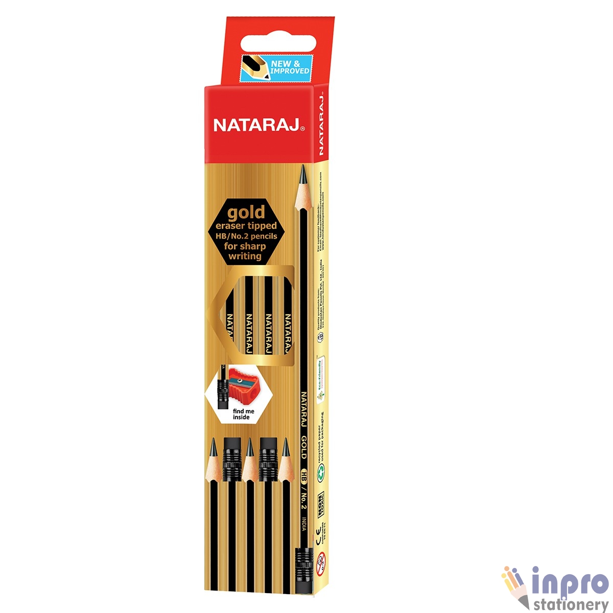 Gold pack Nataraj Gold Pencil Box