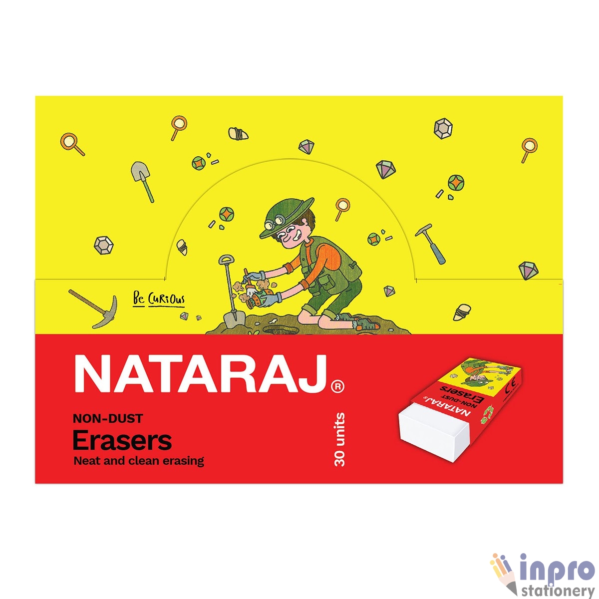 Nataraj NDR Erasers 30 pcs Nataraj Eraser_003