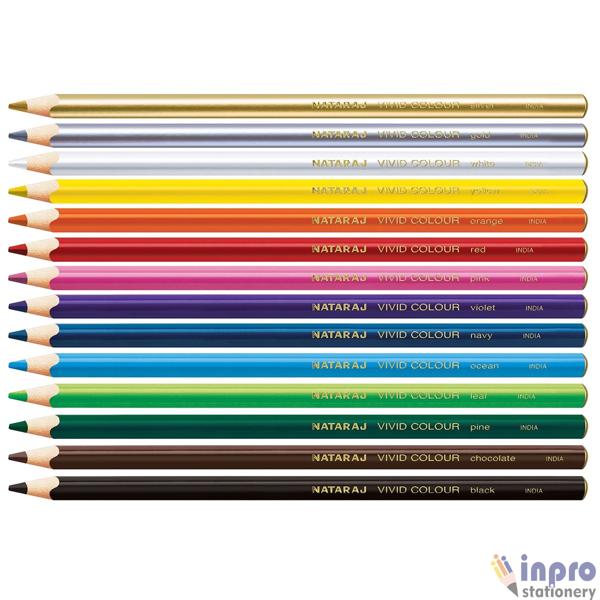 Nataraj Vivid Premium Triangular1 Triangular pencil colour_014