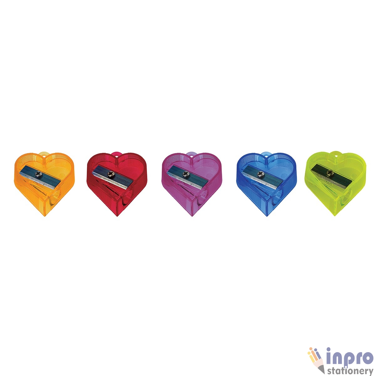 Neon Heart Sharpener Heart Shape Sharpeners