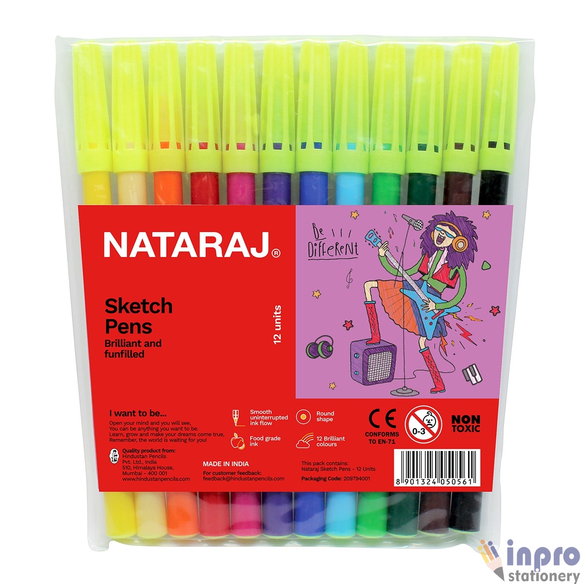 Sketchpens 12pcs_01 Sketch pen