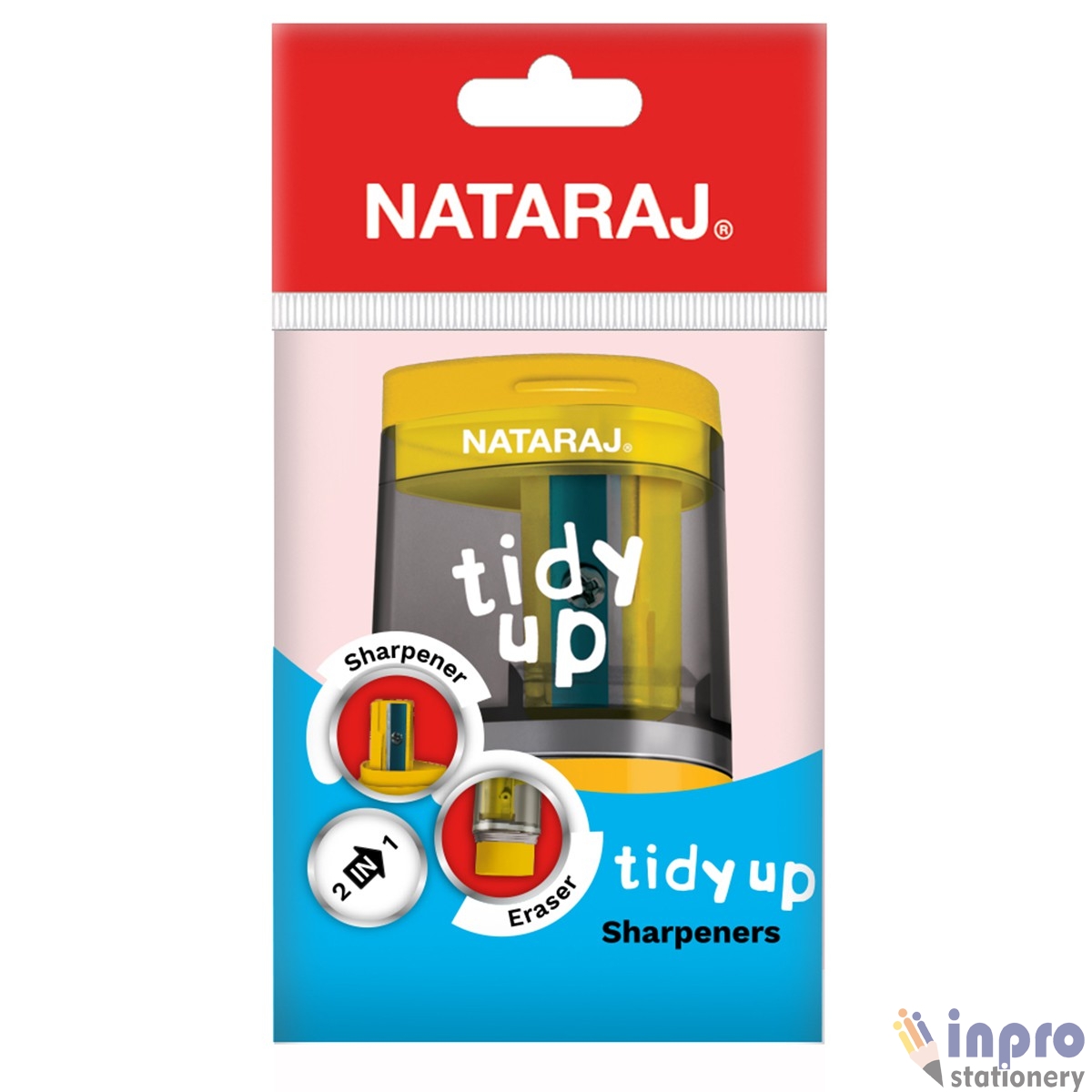 Tidy up pouch 2 in 1 sharpener