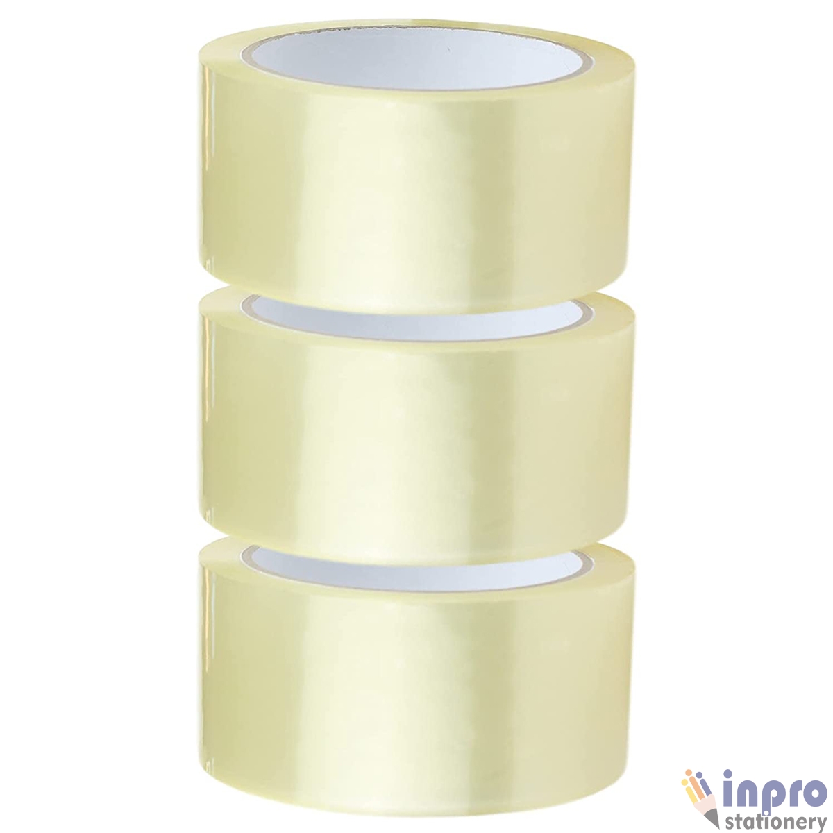 41. Self Adhesive BOPP Clear Packing Tape_Parcel Tape - 48mm x 66m- 3 Transparent Packing Tape set